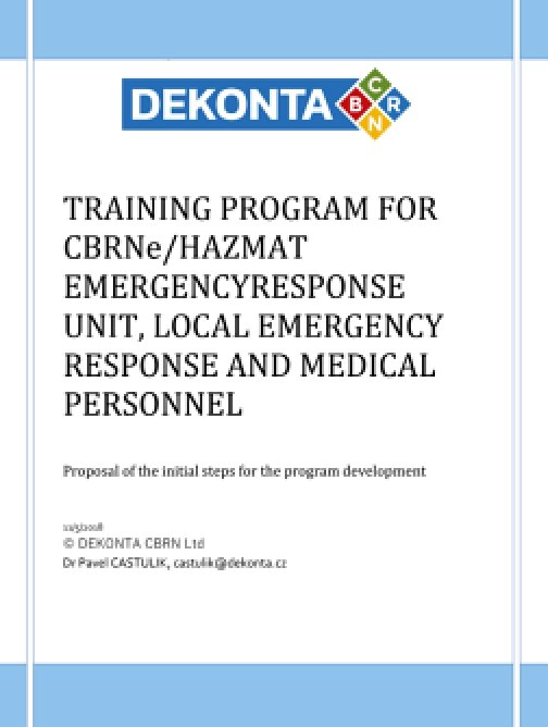 Training program for CBRNE – EN