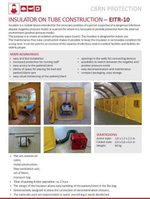 Insulator on tube construction EITR-10 – EN