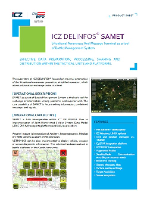 Situational Awareness And Message Terminal SAMET – EN